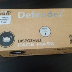 Defender Disposable Face Mask (50 Pcs Per Box)