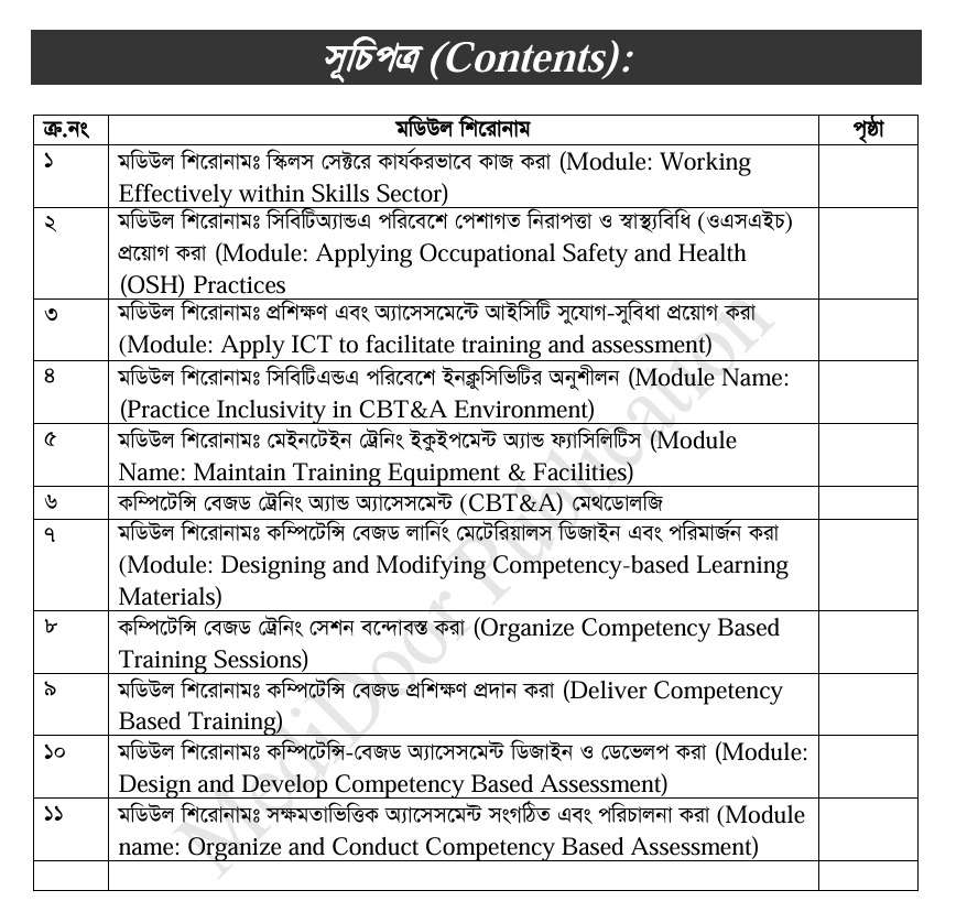 CBT&A Level-04 -NSDA (Bangla Version) - Image 2